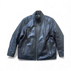 Marc New York Men's Black Leather Jacket